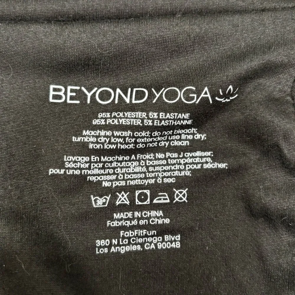 Beyond Yoga Black Infinity Scarf Hidden Pocket